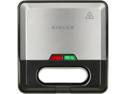 Singer SMW-7520 Τοστιέρα με Αποσπώμενες Πλάκες για 2 Τοστ 750W