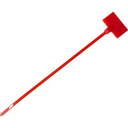 CABLE TIES FOR CABLE MARKING 150/4.0 RED 100PCS. - 500428R