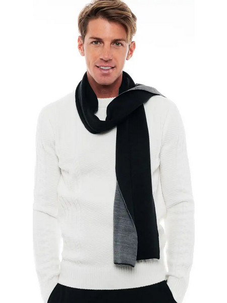 Biston fashion ανδρικό κασκώλ 48-501-003 BLACK
