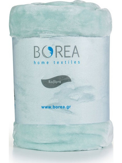 Κουβέρτα Μονόχρωμη K-4 Μονή 150x220cm Φυστικί Borea Πράσινο