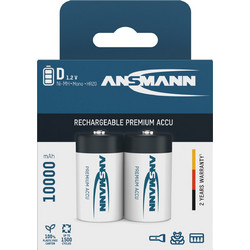 Ansmann Rechargeable D 9300mAh 2τμχ