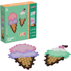 Plus Plus - Puzzle By Number Ice Cream Cones (4346)