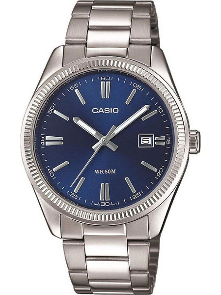 Casio Ανδρικό Ρολόι με Ασημί Μεταλλικό Μπρασελέ MTP-1302PD-2AVEF
