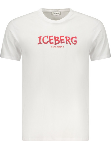 ICEBERG MEN'S SHORT-SLEEVED T-SHIRT WHITE Λευκό