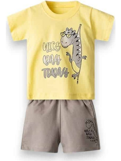 NEK KIDS WEAR 51026 ΒΡΕΦΙΚΟ ΣΕΤ ΓΙΑ ΑΓΟΡΙ ΚΙΤΡΙΝΟ ΕΛΕΦΑΝΤ 2ΤΜ ΑΠΟ 0-24 ΜΗΝΩΝ