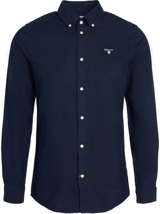 Barbour Ανδρικό Πουκάμισο Μακρυμάνικο Navy Μπλε MSH5301-NY91