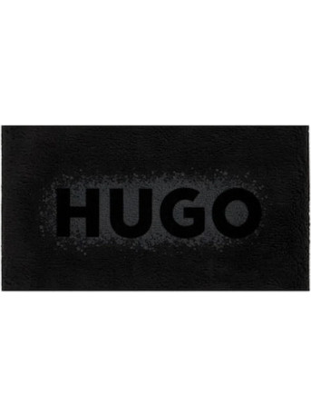 HUGO SPRAY LOGO_TOWEL ΠΕΤΣΕΤΑ 80160 50561230-001-BLACK