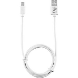 Lime Micro Usb Devices Long Usb 2.4a Φορτισησ-Data 1m Lum01 White