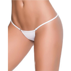 Mapale- Sexy White Invisible String Thong with Y Back- MAL1092WHT