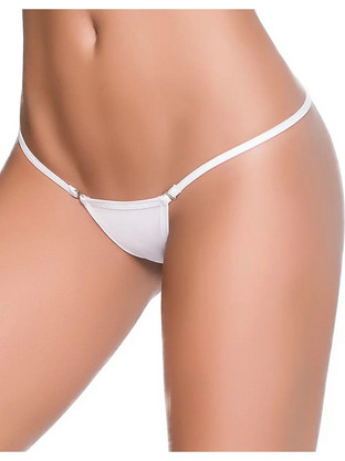 Mapale- Sexy White Invisible String Thong with Y Back- MAL1092WHT