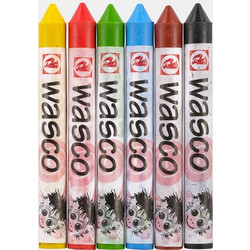 Wasco Κηρομπογιές Σετ 6τμχ