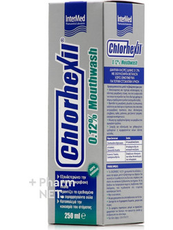 InterMed Chlorhexil 0.12% Στοματικό Διάλυμα Κατά της Πλάκας & της Ουλίτιδας 250ml