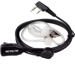 Ακουστικά αέρος με Μικρόφωνο για Walkie Talkies 2 Pin With Mic for Linton Retevis Kenwood Baofeng BF-888s UV-5r UV-82 and Luiton LT-316 (EAK001)