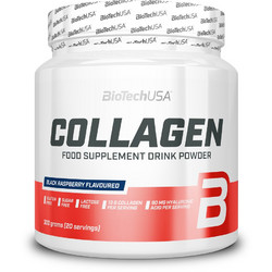 Biotech USA Collagen Black Raspberry με Υαλουρονικό Οξύ & Βιταμίνη C 300gr