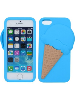 GREENGO SILICON 3D BACK COVER CASE ICE CREAM FOR APPLE IPHONE 6/6S BLUE 5900495458629