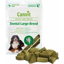 Canvit Grain Free Dental Large Dog Duck 250gr