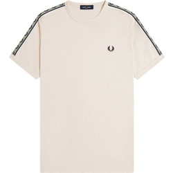 T-Shirt Contrast Tape Ringer M4613 28B ecru/navy