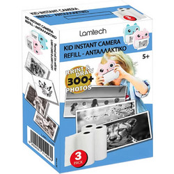 LAMTECH 3PACK KID INSTANT CAMERA REFILL 5M FOR LAM114284 & LAM114291