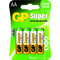 Gp Ultra Alkaline AA 4τμχ