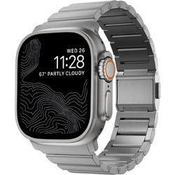 Nomad Titanium V2 Λουράκι Μεταλλικό Titanium Silver (Apple Watch 42 / 44 / 45mm)