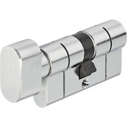 Abus Κύλινδρος Ασφαλείας με Πόμολο 60mm (30-30) και 5 Κλειδιά - D6N 30/30K