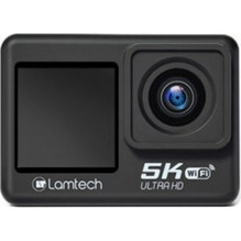 Action Camera 5K dual screen Wi-Fi black Lamtech LAM113232