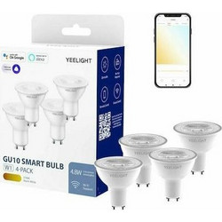 Yeelight YLDP004 LED Smart Bulb GU10 W1 White Dimmable 4pcs/pack 6924922206590