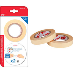 MP κολλητική ταινία διπλής όψεως PA512-01, 12mm, 10m, μπεζ, 2τμχ