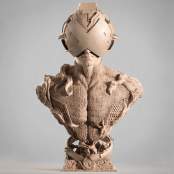 Φιγούρα Professor X Helmet Portrait Bust 3D 3D εκτυπωμένη