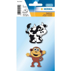 Σιδερότυπα Herma Iron On Cow & Monkey