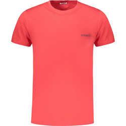 BIKKEMBERGS MEN'S SHORT-SLEEVED T-SHIRT, RED Κόκκινο