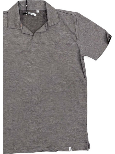 OVER-D Derby Micro Piquet Ανδρική Μπλούζα Polo Γκρι