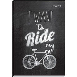 Next ημερολόγιο 2027 Gallery Riding μαύρο ημερήσιο δετό 12x17εκ, . Με σχέδια