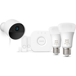 Philips Hue Secure Camera Starter Kit Ασύρματο Σύστημα Συναγερμού με 1 Κάμερα, 2 Αισθητήρες Πόρτας(Bluetooth, ZigBee, Ενσύρματο)