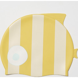 Sunnylife Σκουφάκι Κολύμβησης Finn the Fish Mustard Stripe