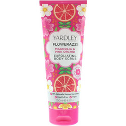 Yardley Flowerazzi Magnolia & Pink Orchid Scrub Σώματος 200ml