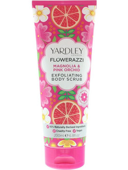 Yardley Flowerazzi Magnolia & Pink Orchid Scrub Σώματος 200ml
