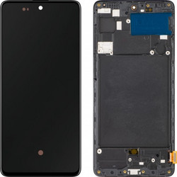 Μονάδα Οθόνης LCD MP για Samsung Galaxy A71 A715, Έκδοση OLED, Aftermarket, Μαύρο