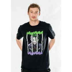 DC Comics T-Shirt The Joker Anime Smile Size S