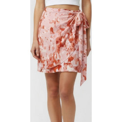 ΦΟΥΣΤΑ CLEO GATZELI SALT BLOOM MINI WRAP SKIRT CORAL