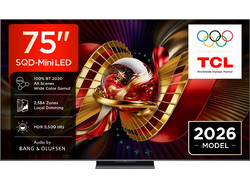 TCL SQD-Mini LED 75C8L Smart Τηλεόραση 75" 4K UHD Mini LED HDR (2026)