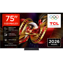 TCL SQD-Mini LED 75C8L Smart Τηλεόραση 75" 4K UHD Mini LED HDR (2026)