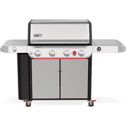 Weber Genesis II Ψησταριά Υγραερίου με 4 Εστίες και Πλαϊνό Μάτι 14.07kW Επιφάνειας 86x48cm SP-435 GBS