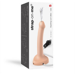 Squirting Cum Semi-Realistic Dildo Vanilla - S
