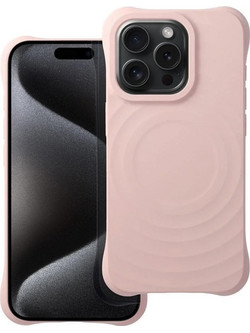 Forcell iPhone 16 Pro Max MagSafe Zephyr Θήκη Σιλικόνης - Pink