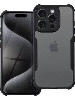 Forcell Anti-Drop Shockproof Θήκη Back Cover Black (iPhone 15 Pro Max)