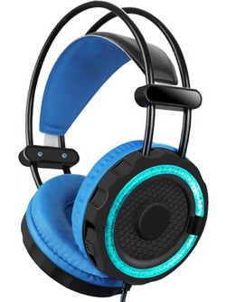 Andowl AN-Q7 Gaming Headset Over Ear Black Blue