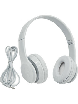 Ezra BH05 Ενσύρματα Ακουστικά On Ear με Noise Canceling Λευκά