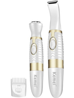 Kemei KΜ-PG5004 White Trimmer Μηχανή Ανδρική Επαναφορτιζόμενη Μύτης & Αυτιών