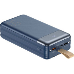 Remax Hunergy RPP-200 Power Bank 50000mAh 22.5W με 2 Θύρες USB-A Power Delivery Blue